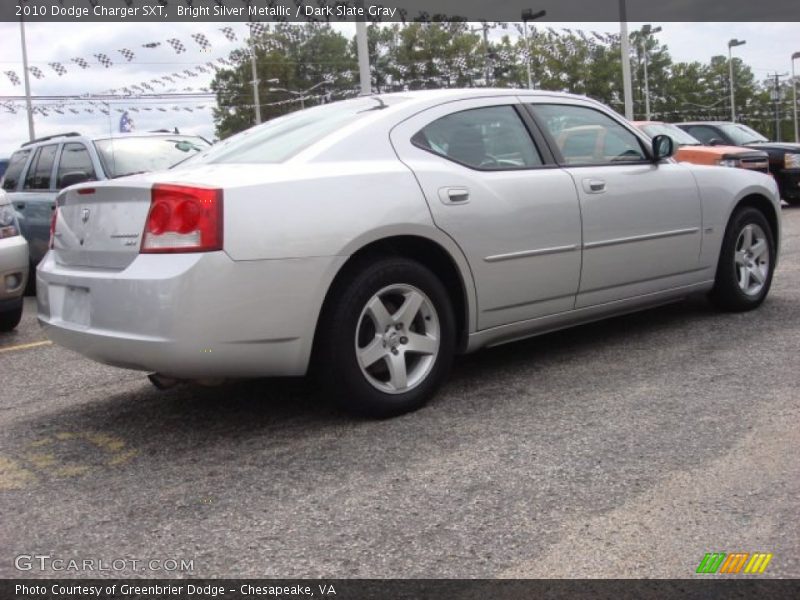 Bright Silver Metallic / Dark Slate Gray 2010 Dodge Charger SXT