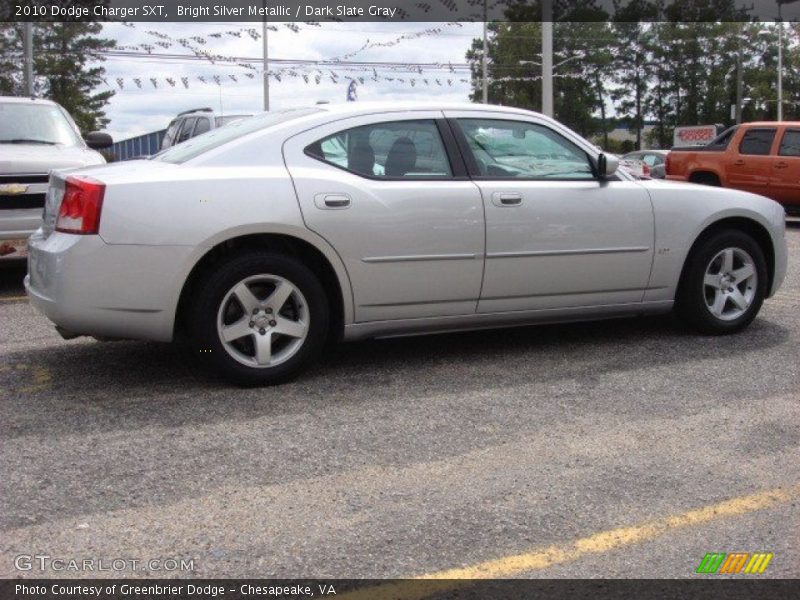 Bright Silver Metallic / Dark Slate Gray 2010 Dodge Charger SXT
