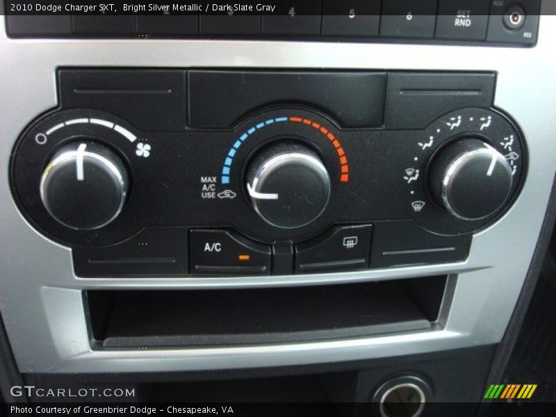 Bright Silver Metallic / Dark Slate Gray 2010 Dodge Charger SXT