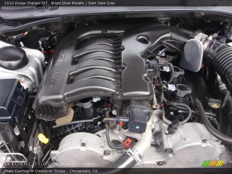 Bright Silver Metallic / Dark Slate Gray 2010 Dodge Charger SXT