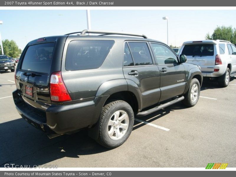 Black / Dark Charcoal 2007 Toyota 4Runner Sport Edition 4x4