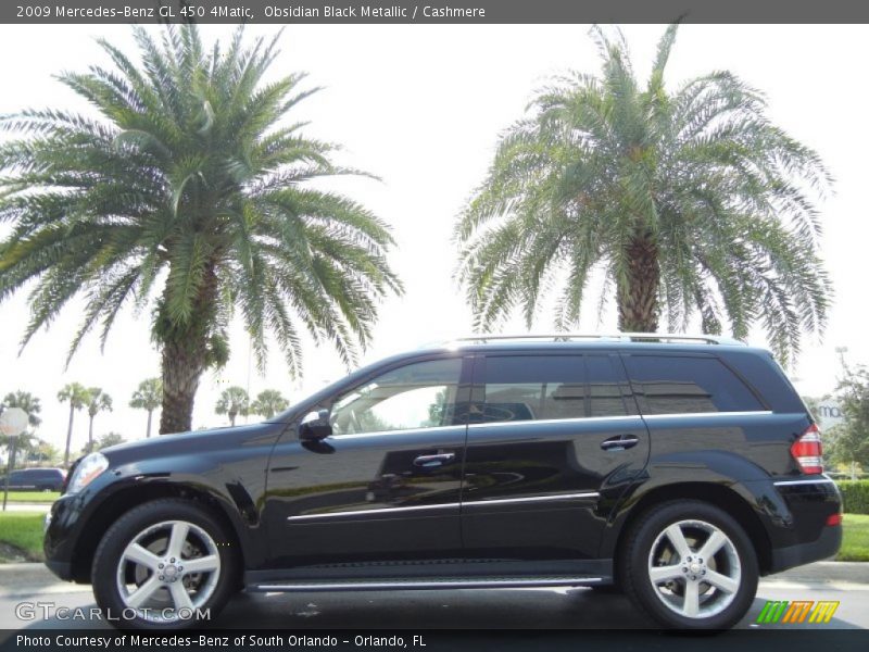 Obsidian Black Metallic / Cashmere 2009 Mercedes-Benz GL 450 4Matic