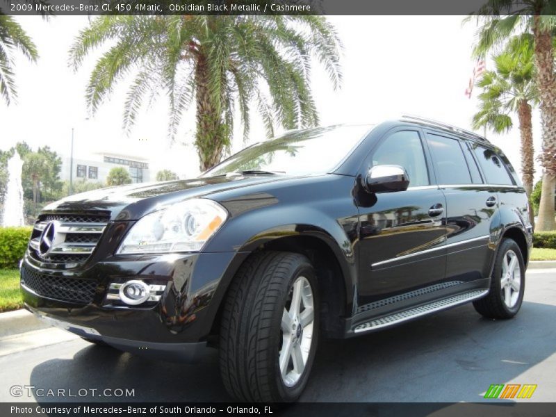Obsidian Black Metallic / Cashmere 2009 Mercedes-Benz GL 450 4Matic