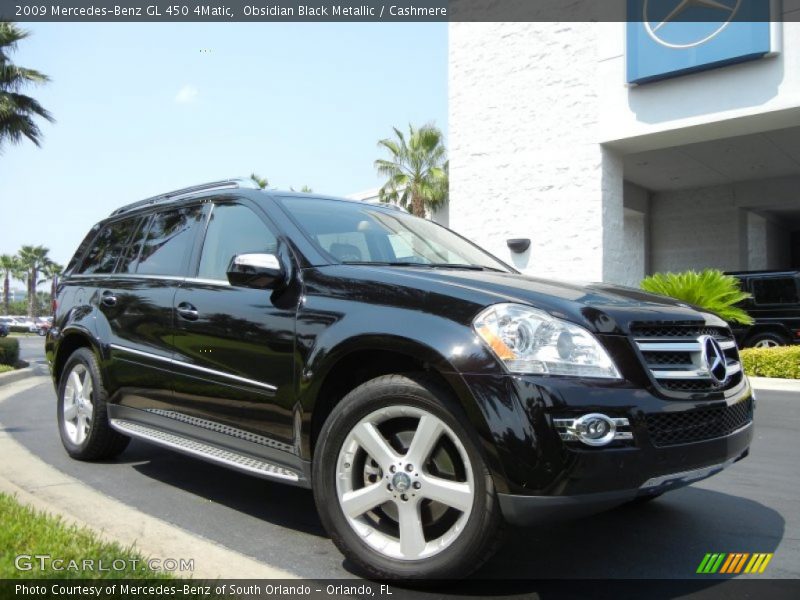 Obsidian Black Metallic / Cashmere 2009 Mercedes-Benz GL 450 4Matic