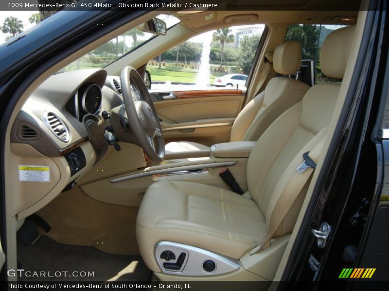 Obsidian Black Metallic / Cashmere 2009 Mercedes-Benz GL 450 4Matic