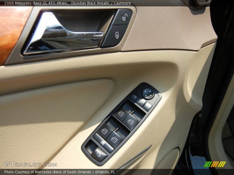 Obsidian Black Metallic / Cashmere 2009 Mercedes-Benz GL 450 4Matic