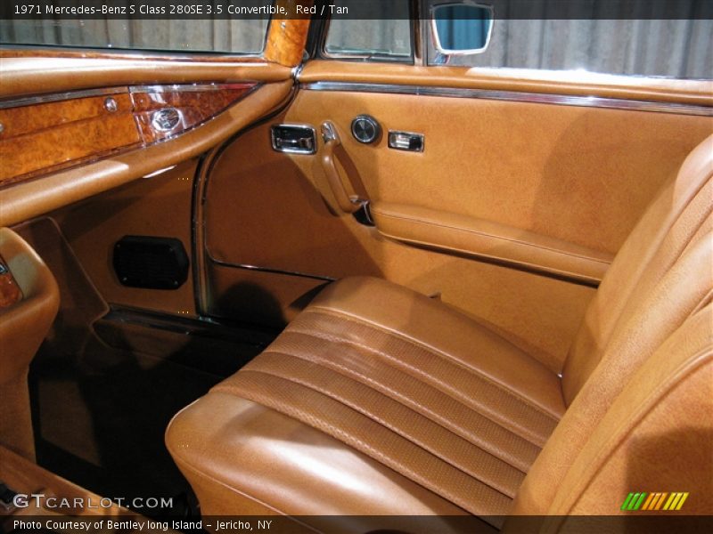 Red / Tan 1971 Mercedes-Benz S Class 280SE 3.5 Convertible