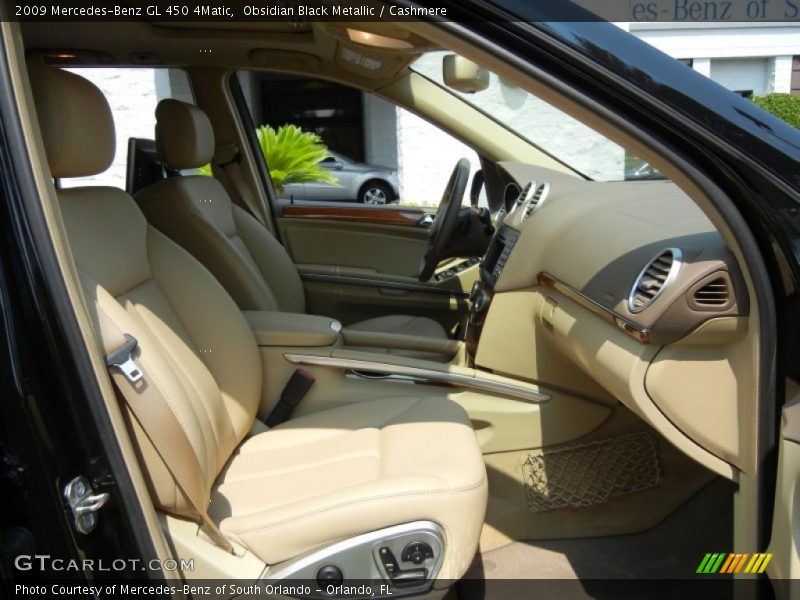 Obsidian Black Metallic / Cashmere 2009 Mercedes-Benz GL 450 4Matic