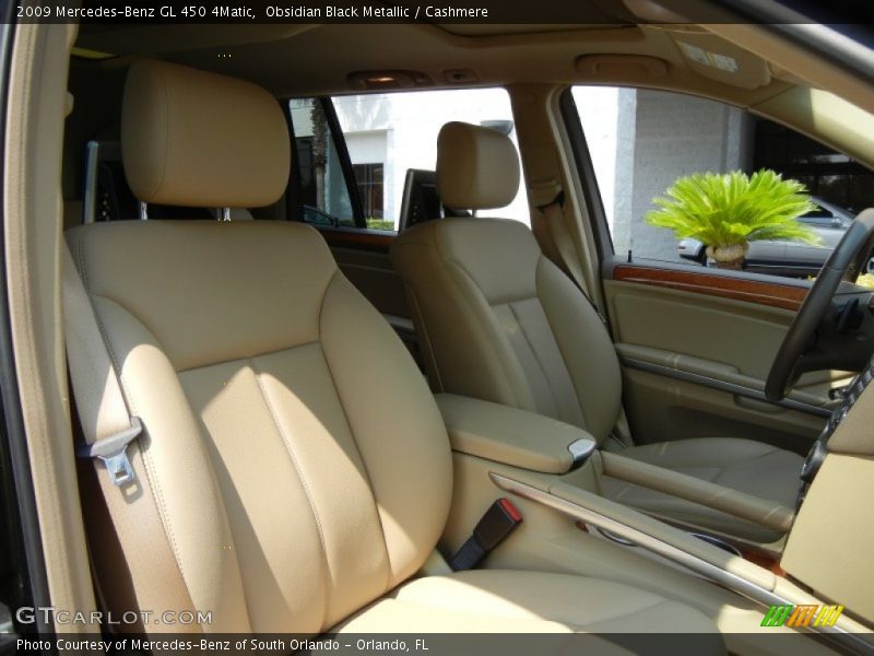 Obsidian Black Metallic / Cashmere 2009 Mercedes-Benz GL 450 4Matic
