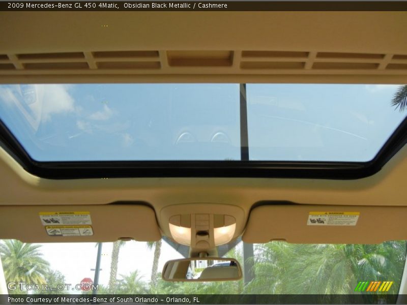 Obsidian Black Metallic / Cashmere 2009 Mercedes-Benz GL 450 4Matic