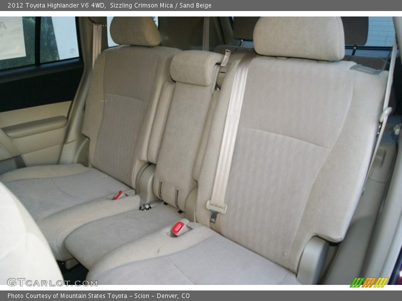  2012 Highlander V6 4WD Sand Beige Interior