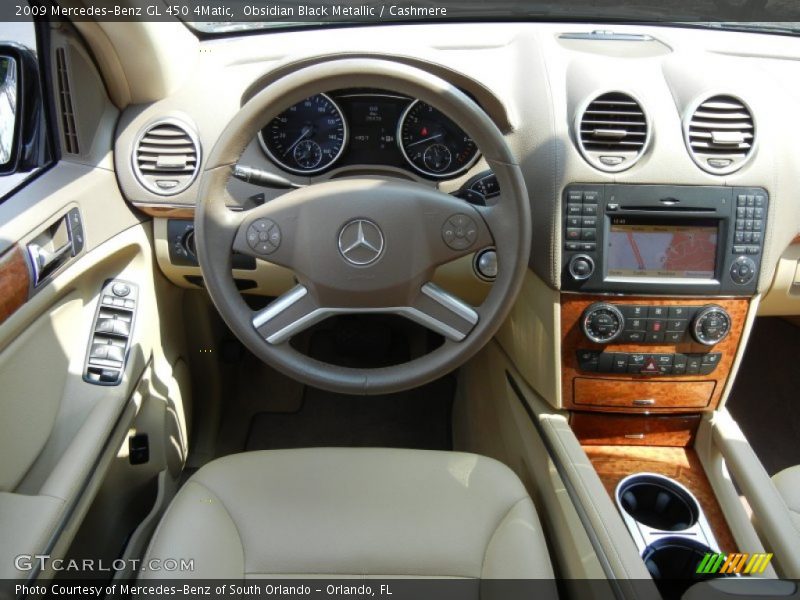 Obsidian Black Metallic / Cashmere 2009 Mercedes-Benz GL 450 4Matic