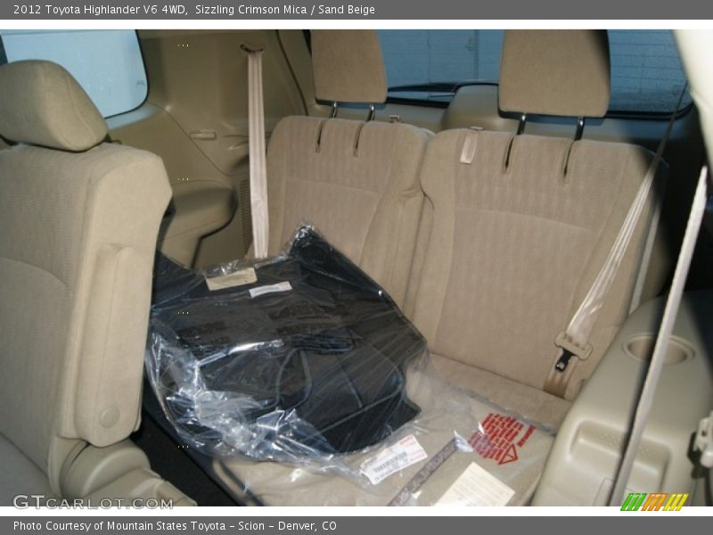  2012 Highlander V6 4WD Sand Beige Interior