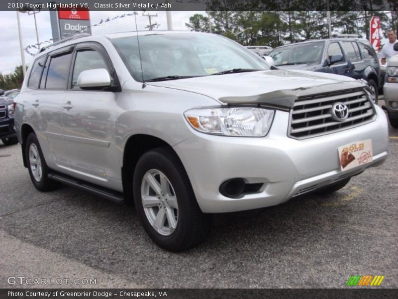 Classic Silver Metallic / Ash 2010 Toyota Highlander V6