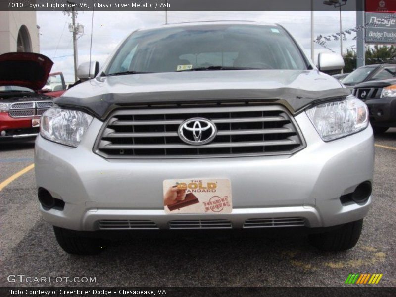 Classic Silver Metallic / Ash 2010 Toyota Highlander V6