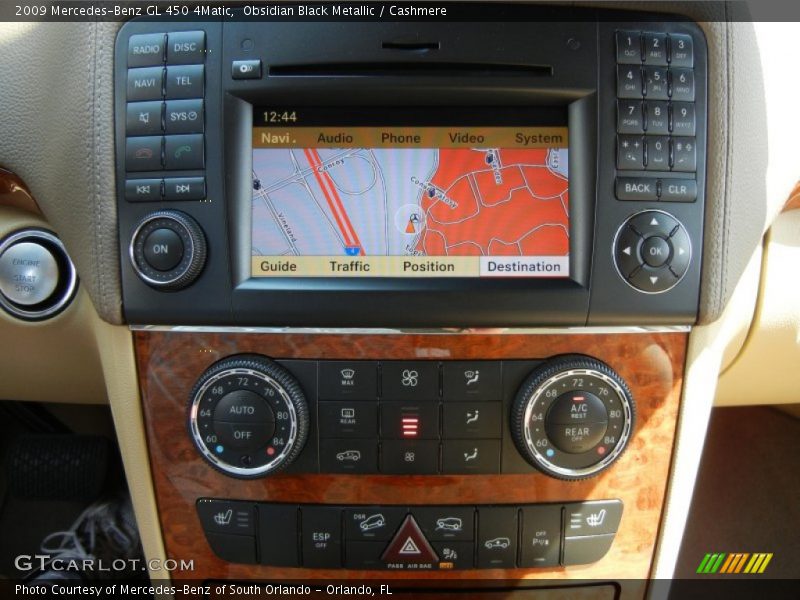 Obsidian Black Metallic / Cashmere 2009 Mercedes-Benz GL 450 4Matic