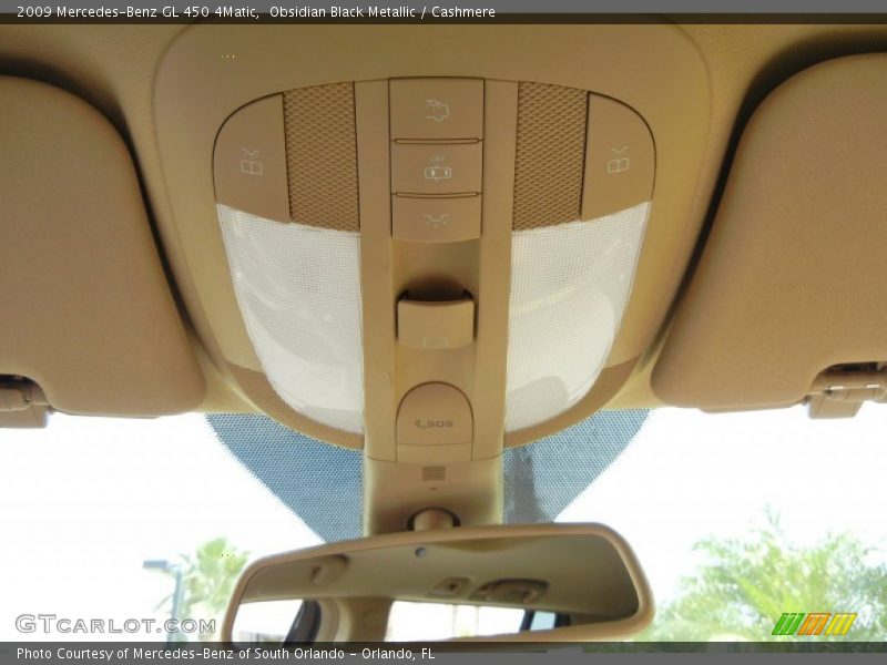 Obsidian Black Metallic / Cashmere 2009 Mercedes-Benz GL 450 4Matic