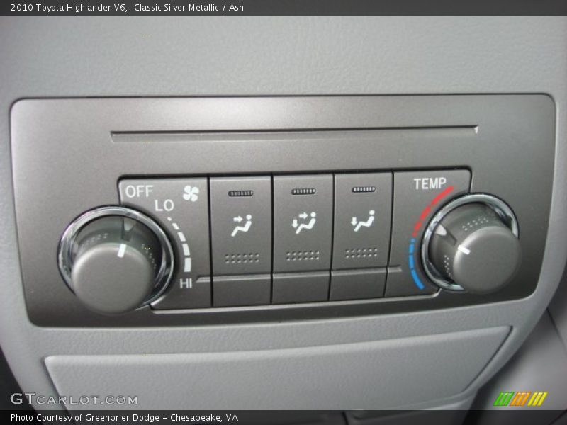 Classic Silver Metallic / Ash 2010 Toyota Highlander V6