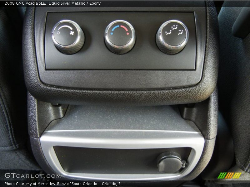 Liquid Silver Metallic / Ebony 2008 GMC Acadia SLE