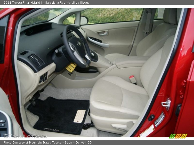 Barcelona Red Metallic / Bisque 2011 Toyota Prius Hybrid II
