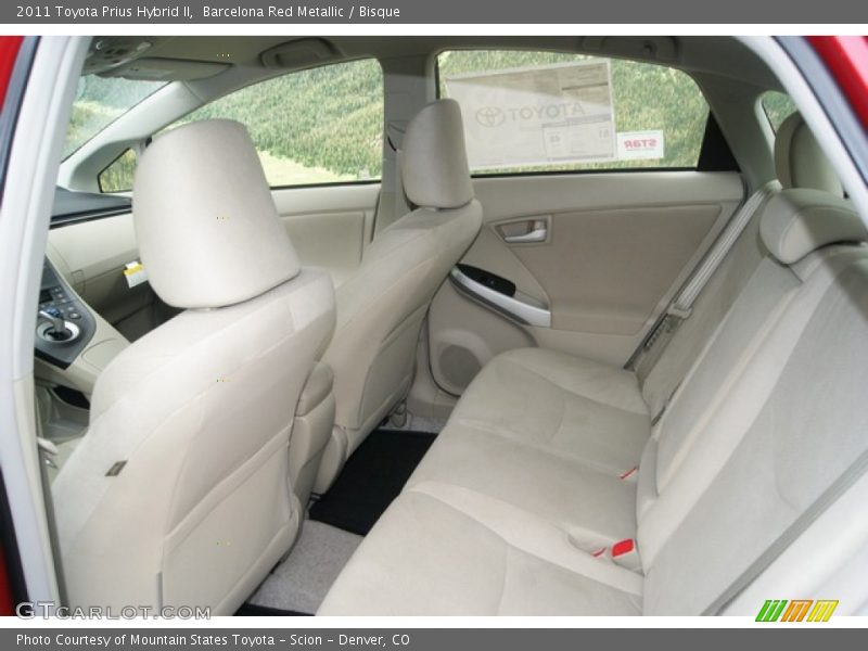 Barcelona Red Metallic / Bisque 2011 Toyota Prius Hybrid II