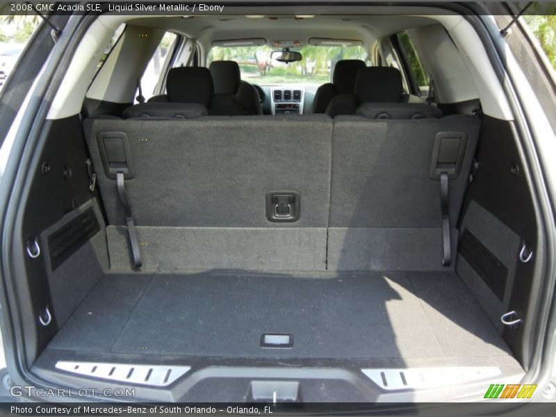 Liquid Silver Metallic / Ebony 2008 GMC Acadia SLE