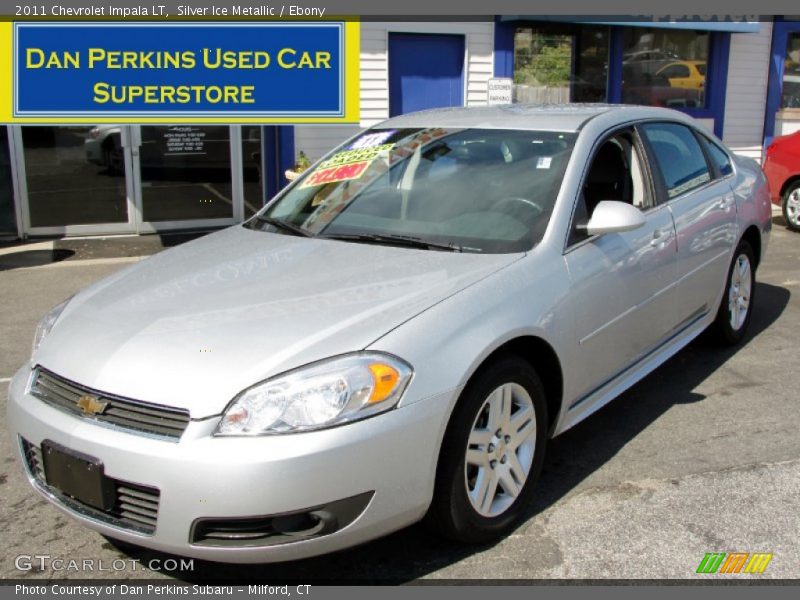 Silver Ice Metallic / Ebony 2011 Chevrolet Impala LT