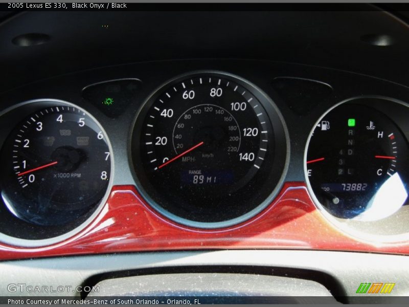 Black Onyx / Black 2005 Lexus ES 330