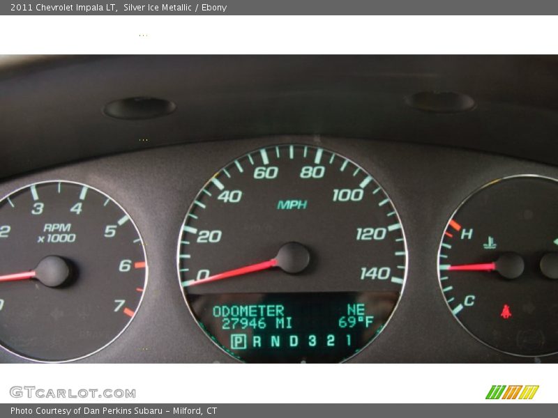 Silver Ice Metallic / Ebony 2011 Chevrolet Impala LT