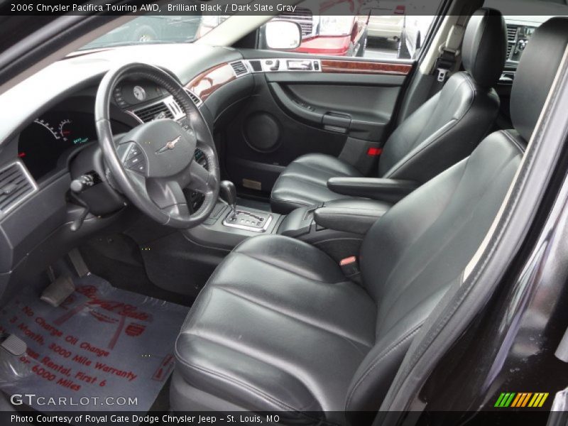 Brilliant Black / Dark Slate Gray 2006 Chrysler Pacifica Touring AWD