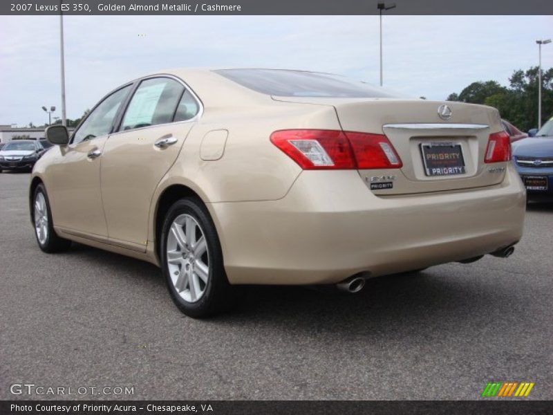 Golden Almond Metallic / Cashmere 2007 Lexus ES 350