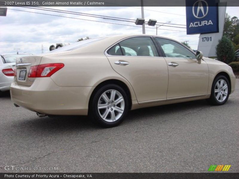 Golden Almond Metallic / Cashmere 2007 Lexus ES 350