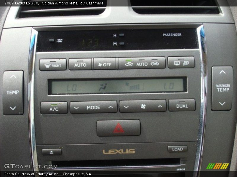Golden Almond Metallic / Cashmere 2007 Lexus ES 350