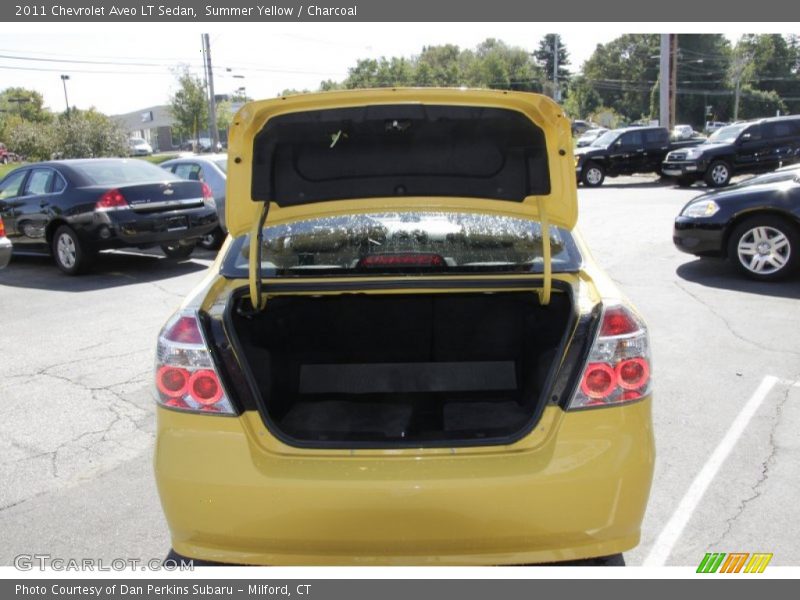 Summer Yellow / Charcoal 2011 Chevrolet Aveo LT Sedan