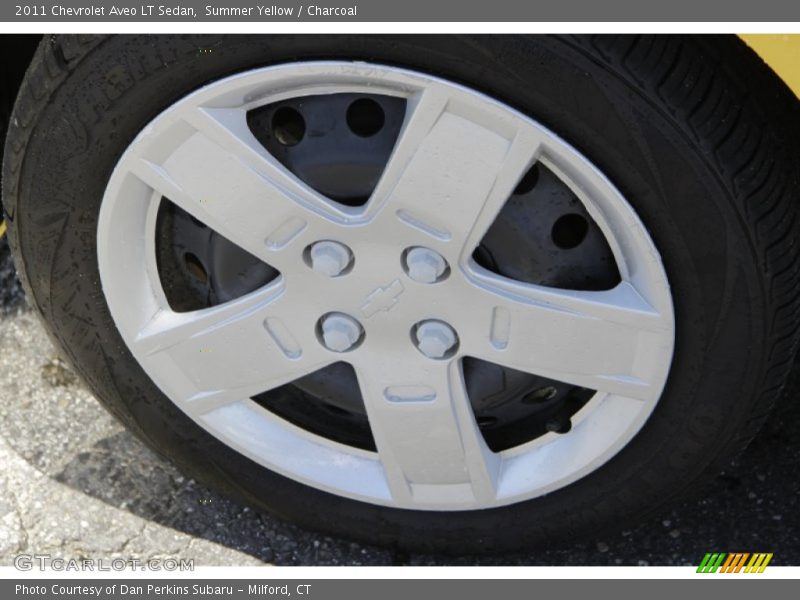 Summer Yellow / Charcoal 2011 Chevrolet Aveo LT Sedan