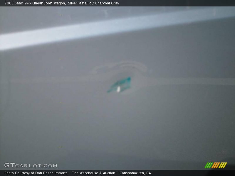 Silver Metallic / Charcoal Gray 2003 Saab 9-5 Linear Sport Wagon