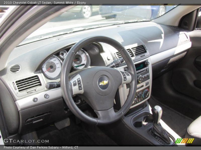Summit White / Ebony 2010 Chevrolet Cobalt LT Sedan