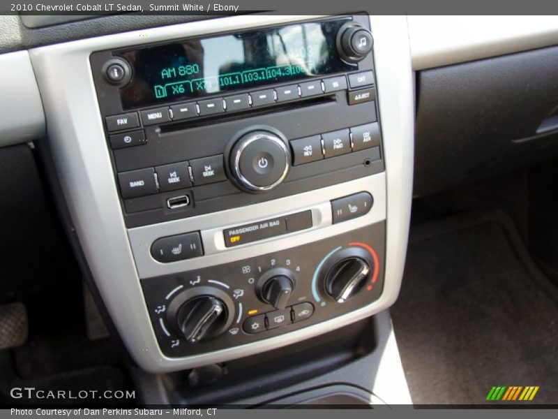 Summit White / Ebony 2010 Chevrolet Cobalt LT Sedan