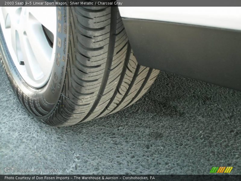 Silver Metallic / Charcoal Gray 2003 Saab 9-5 Linear Sport Wagon