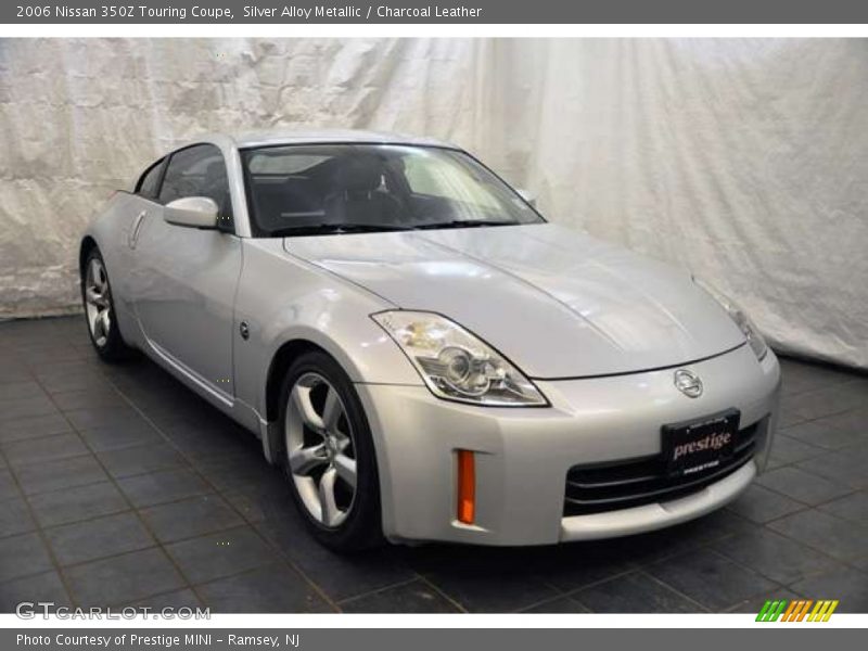Silver Alloy Metallic / Charcoal Leather 2006 Nissan 350Z Touring Coupe