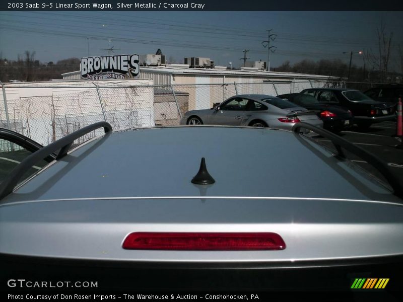 Silver Metallic / Charcoal Gray 2003 Saab 9-5 Linear Sport Wagon