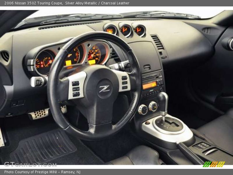 Silver Alloy Metallic / Charcoal Leather 2006 Nissan 350Z Touring Coupe