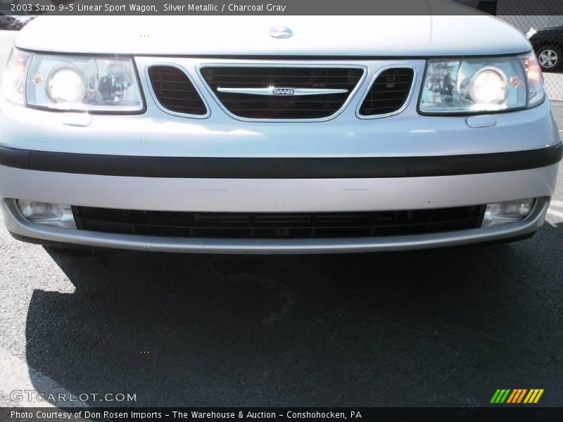 Silver Metallic / Charcoal Gray 2003 Saab 9-5 Linear Sport Wagon