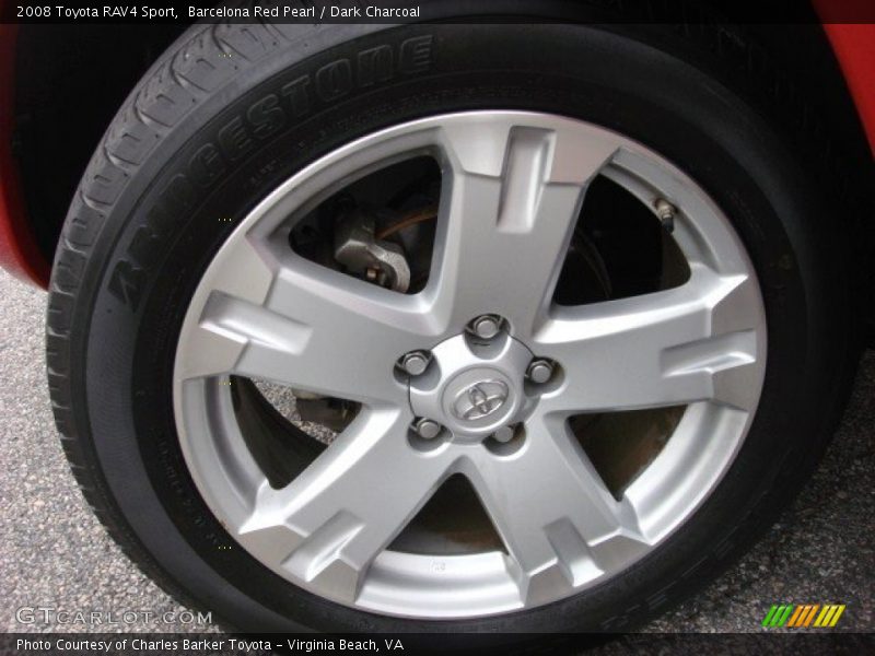 Barcelona Red Pearl / Dark Charcoal 2008 Toyota RAV4 Sport