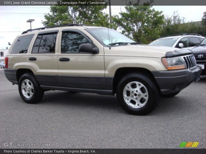 Champagne Pearl / Sandstone 2001 Jeep Grand Cherokee Laredo