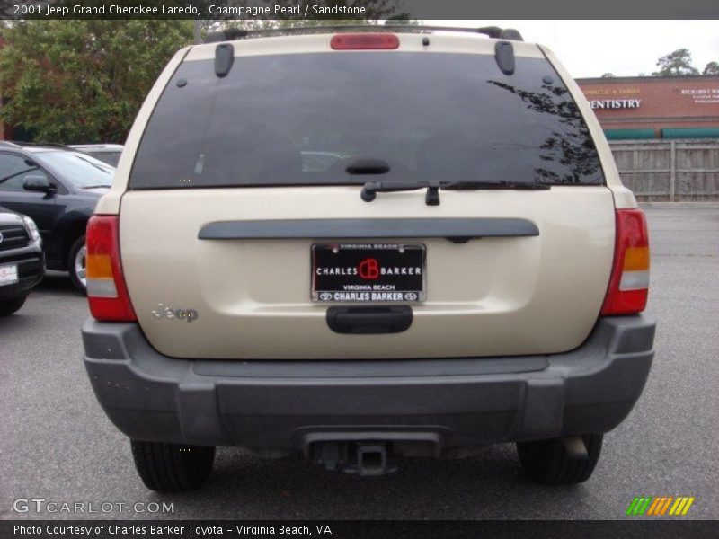 Champagne Pearl / Sandstone 2001 Jeep Grand Cherokee Laredo