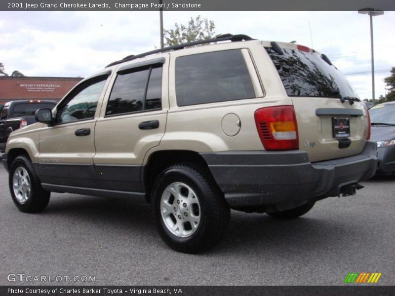 Champagne Pearl / Sandstone 2001 Jeep Grand Cherokee Laredo