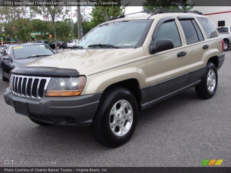 Champagne Pearl / Sandstone 2001 Jeep Grand Cherokee Laredo
