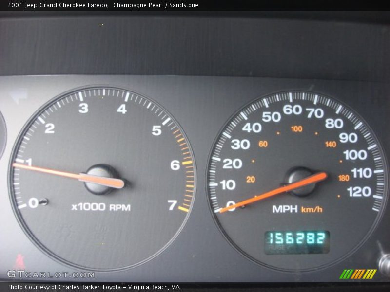 Champagne Pearl / Sandstone 2001 Jeep Grand Cherokee Laredo