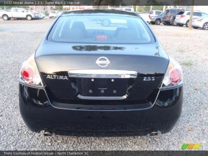 Super Black / Charcoal 2012 Nissan Altima 2.5 S